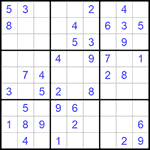 Судоку 9х9 #541 легкий