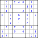 Судоку 9х9 #542 легкий