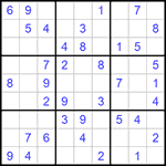 Судоку 9х9 #546 легкий