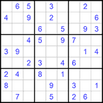 Судоку 9х9 #547 легкий