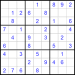 Судоку 9х9 #548 легкий