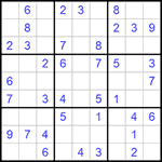 Судоку 9х9 #556 легкий