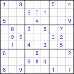 Судоку 9х9 #560 легкий