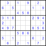 Судоку 9х9 #562 легкий