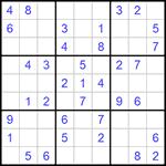 Судоку 9х9 #563 легкий