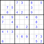 Судоку 9х9 #565 легкий