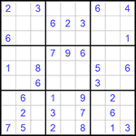 Судоку 9х9 #512 средний