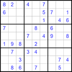 Судоку 9х9 #515 средний