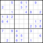 Судоку 9х9 #516 средний