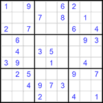 Судоку 9х9 #517 средний