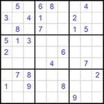 Судоку 9х9 #518 средний