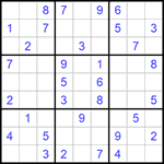 Судоку 9х9 #519 средний