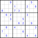 Судоку 9х9 #527 средний