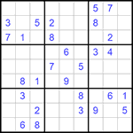 Судоку 9х9 #532 средний