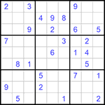 Судоку 9х9 #533 средний