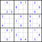 Судоку 9х9 #534 средний