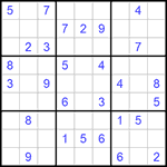 Судоку 9х9 #535 средний