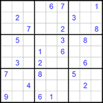 Судоку 9х9 #538 средний