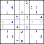 Судоку 9х9 #539 средний