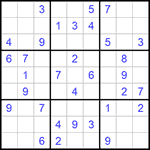 Судоку 9х9 #540 средний