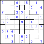 Судоку-пазл 9х9 #143 легкий