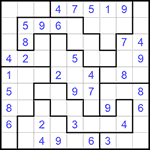 Судоку-пазл 9х9 #145 легкий