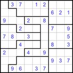 Судоку-пазл 9х9 #131 средний