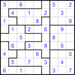 Судоку-пазл 9х9 #134 средний