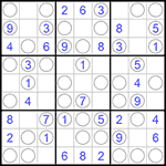 Судоку “Чет-нечет” 9х9 #73 легкий