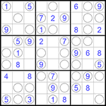 Судоку “Чет-нечет” 9х9 #74 легкий