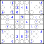 Судоку “Чет-нечет” 9х9 #76 легкий