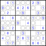 Судоку “Чет-нечет” 9х9 #77 легкий