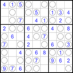 Судоку “Чет-нечет” 9х9 #78 легкий