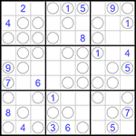 Судоку “Чет-нечет” 9х9 #80 средний