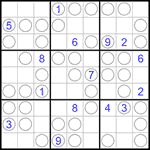 Судоку “Чет-нечет” 9х9 #68 трудный