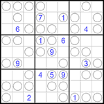 Судоку “Чет-нечет” 9х9 #70 трудный