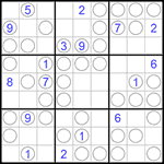 Судоку “Чет-нечет” 9х9 #72 трудный