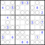 Судоку “Чет-нечет” 9х9 #73 трудный