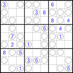 Судоку “Чет-нечет” 9х9 #74 трудный