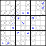 Судоку “Чет-нечет” 9х9 #75 трудный