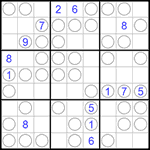 Судоку “Чет-нечет” 9х9 #64 очень трудный