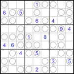 Судоку “Чет-нечет” 9х9 #67 очень трудный