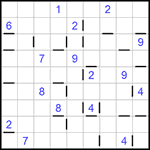 “Соседи” 9х9 #85 очень трудный