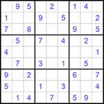 Судоку 9х9 #571 легкий