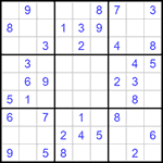 Судоку 9х9 #573 легкий
