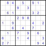 Судоку 9х9 #574 легкий