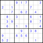 Судоку 9х9 #575 легкий