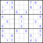 Судоку 9х9 #576 легкий