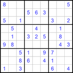 Судоку 9х9 #579 легкий