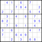 Судоку 9х9 #581 легкий